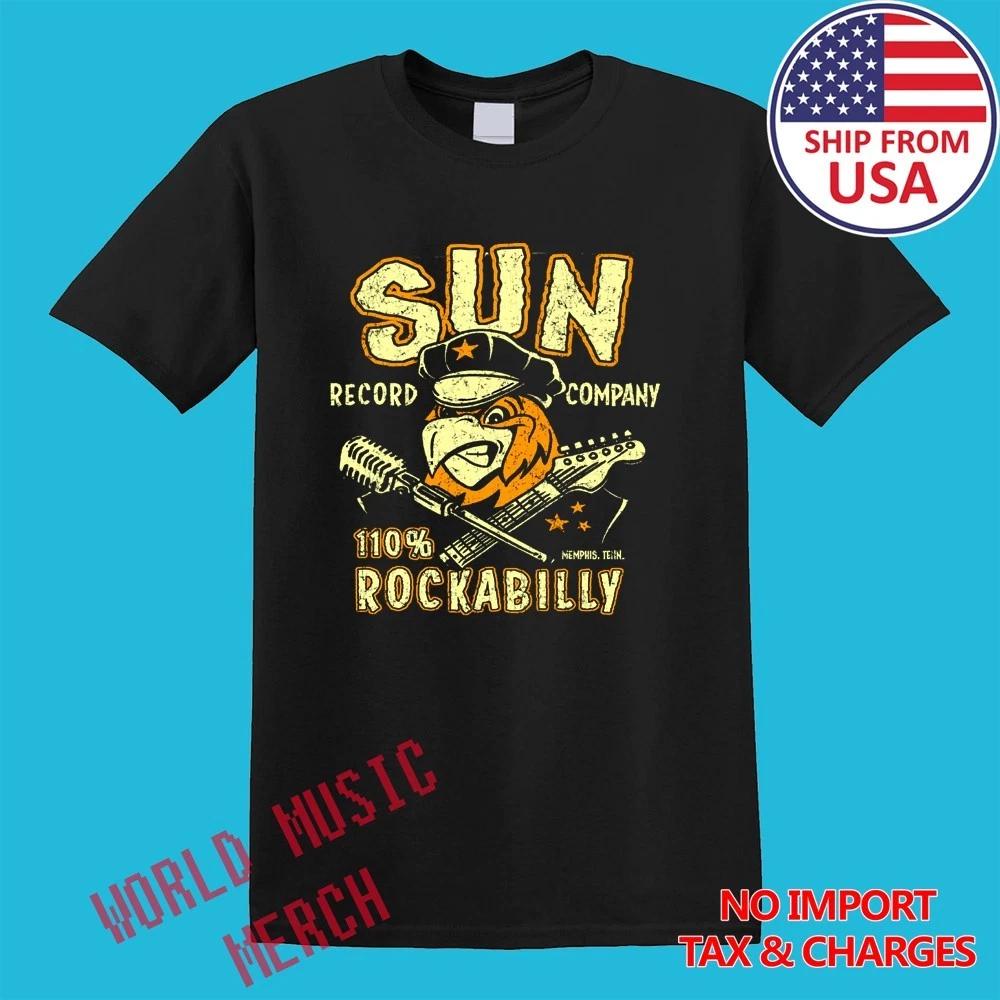 Sun Records Men s Black Size S-5XL S