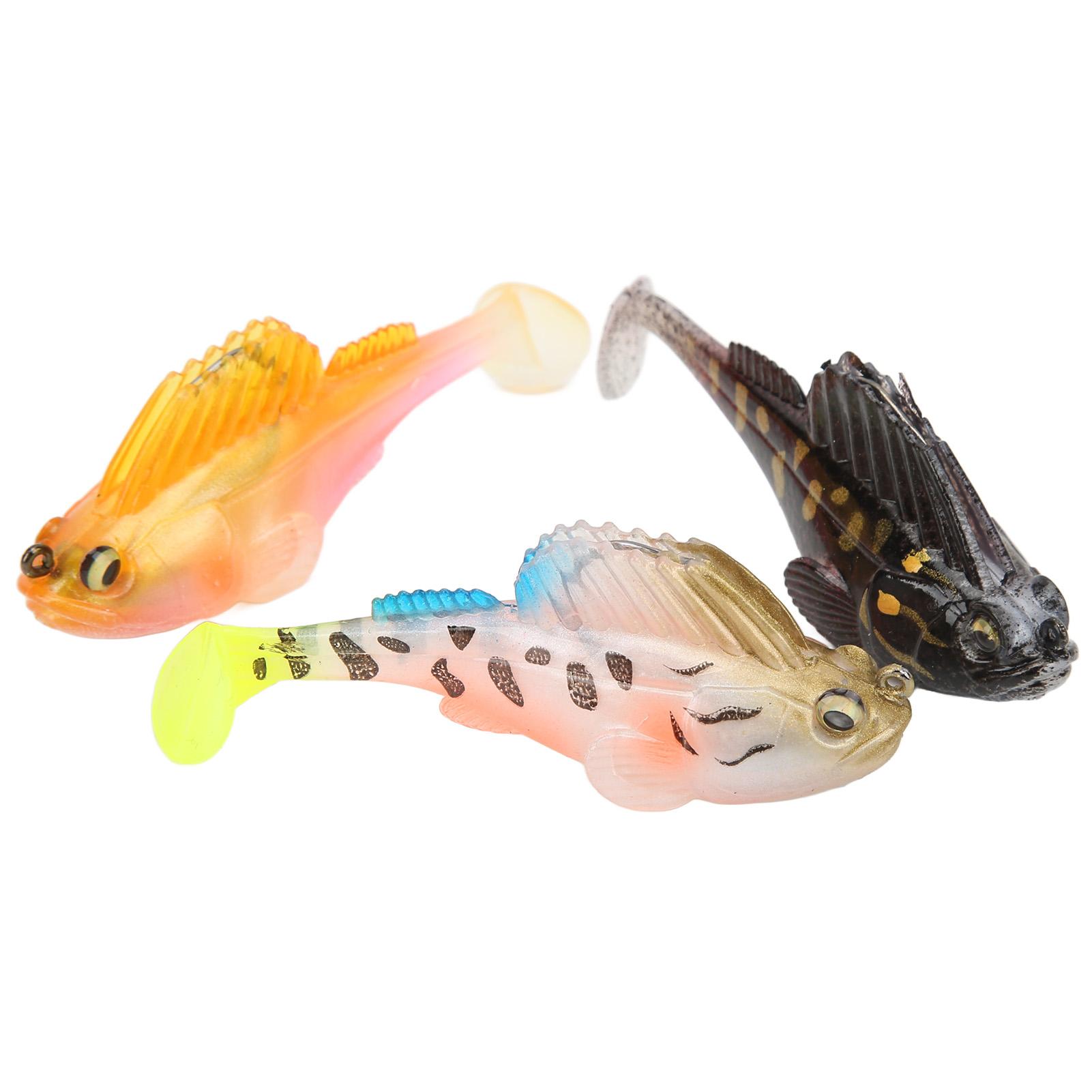

3 шт. Приманка Мягкие приманки Прыгающая рыба Мягкая приманка Тонущая Искусственная Поддельная Рыболовная приманка