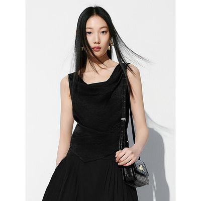 PEACEBIRD Women's V-neck Strap Top