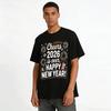 Cheers 2026 Is Over Happy New Year Themed Graphic Casual Top Pure Cotton T-shirt
