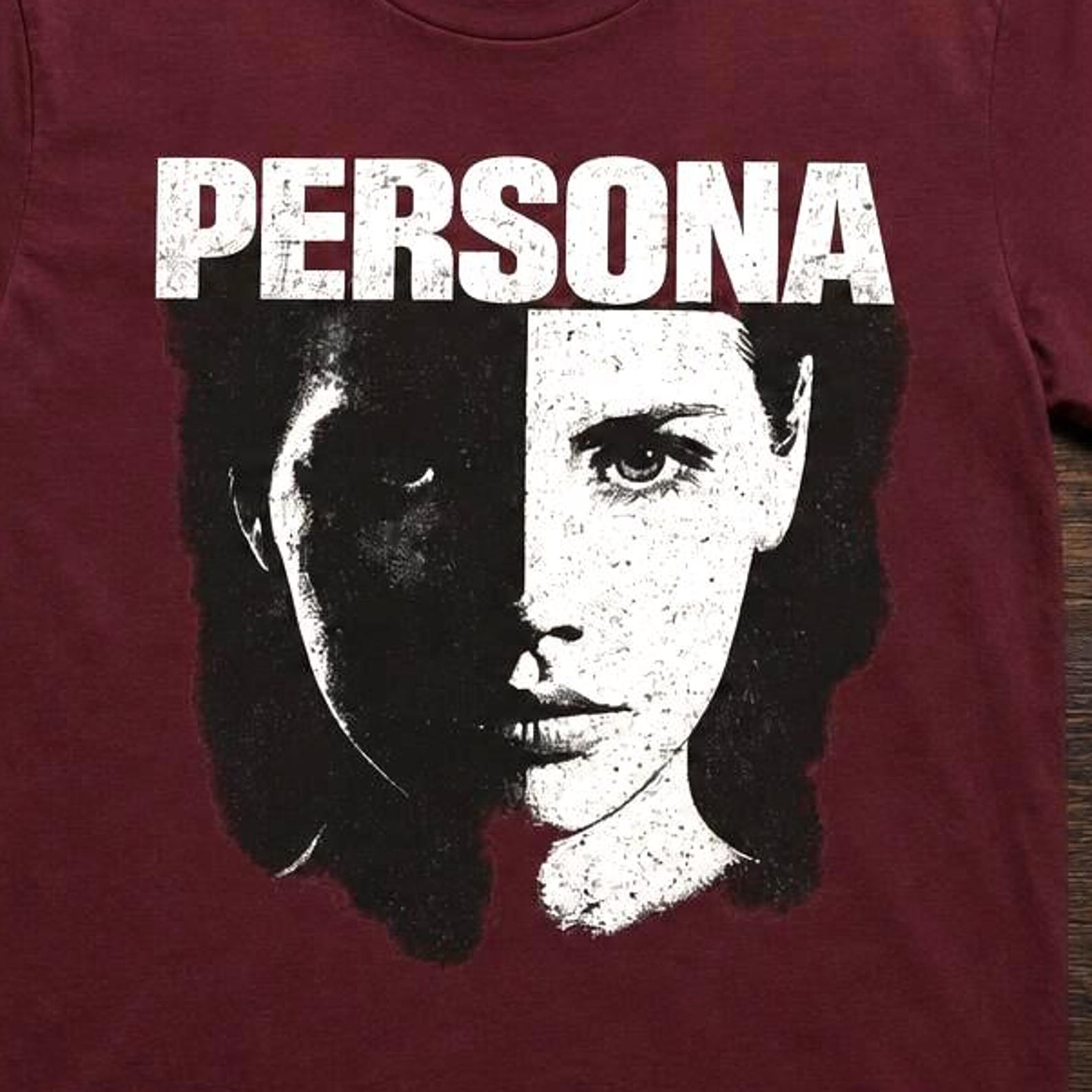 Persona Movie Shirt, Ingmar Bergman Tshirt, Arthouse Cinema Tee, Swedish Film Graphic Top, Psychological Thriller Top, Cinephile Gift 3XL