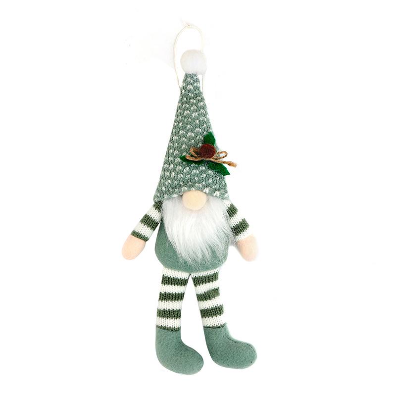 Elegant Cross-border Christmas Gnome Doll Gift - Long-legged Rudolph Ornament