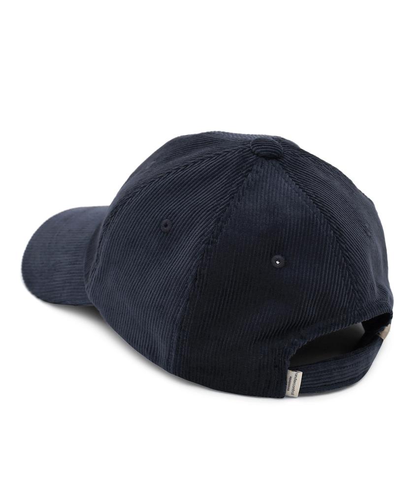 Eondeokeonteulol Unisex Autumn/Winter Corduroy Basic Soft Top Ball Cap Signature / Authentic B B / Cd / Navy