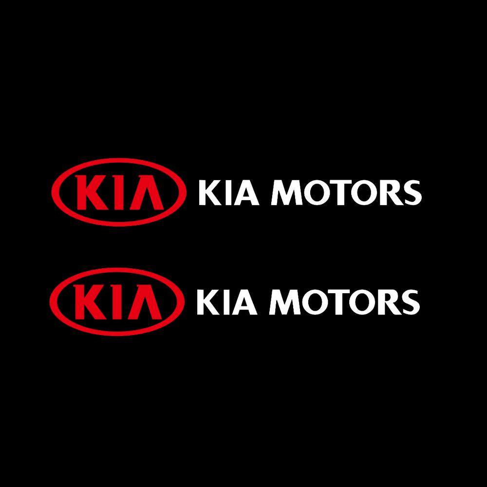 2/4Pcs Car Stickers Auto Body Rear Trunk Emblem Decal Decoration For KIA Ceed Sorento Rio Sportage Picanto Optima Cadenza Forte