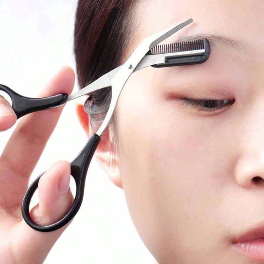 

Eyebrow Scissors, Depilation Trimmer, Eyebrow Scissors With Comb, Makeup Tools Bathroom/Bathroom Accessories разноцветный