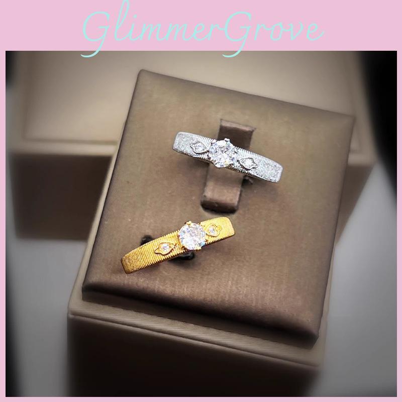 Vintage Stil Handgefertigt Texturiert Schmal Geometrisch Ring Für Damen Verstellbar Kupfer Modeaccessoire