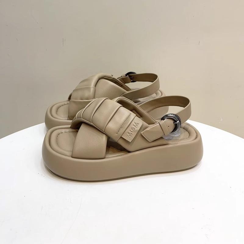 Summer new platform cross-toed Roman sandals