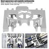Aluminium Alloy Middle Gearbox Chassis RC Part for TRAXXAS TRX4 Land Rover Defender (Silver)