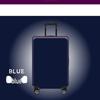 Solid Color Removable Luggage Protector with Logo Option and Buckles