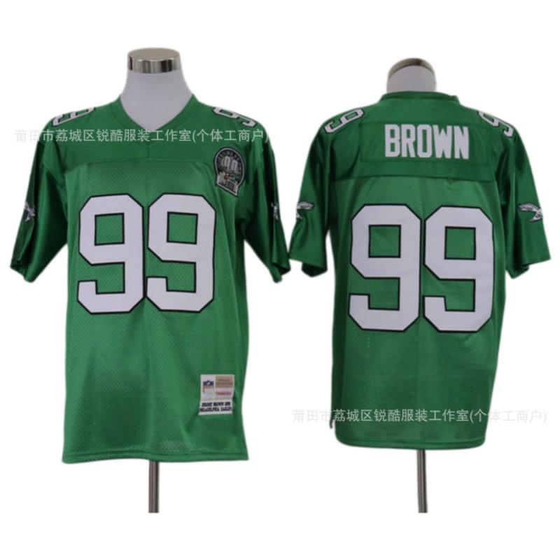 Philadelphia Eagles Retro Embroidered Football Jersey Unisex Adult Sportswear Fan Wear Casual Outfit