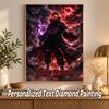 Obito Uchiha Custom Name Diamond Painting Personalized 5D Full Drill DIY Diamond Art Home Decor