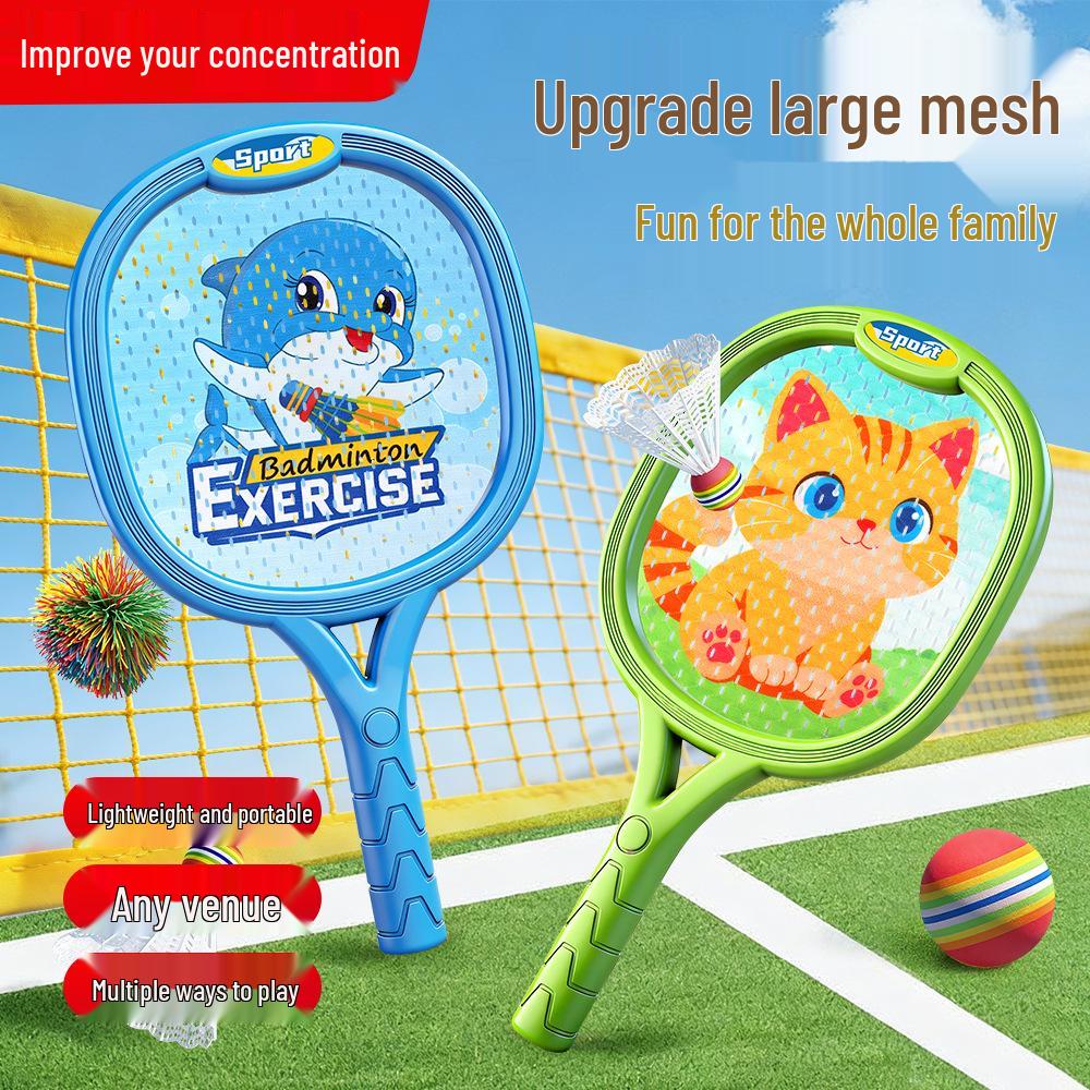 Kinder Badminton & Tennis Outdoor Sport Spielzeug Schläger