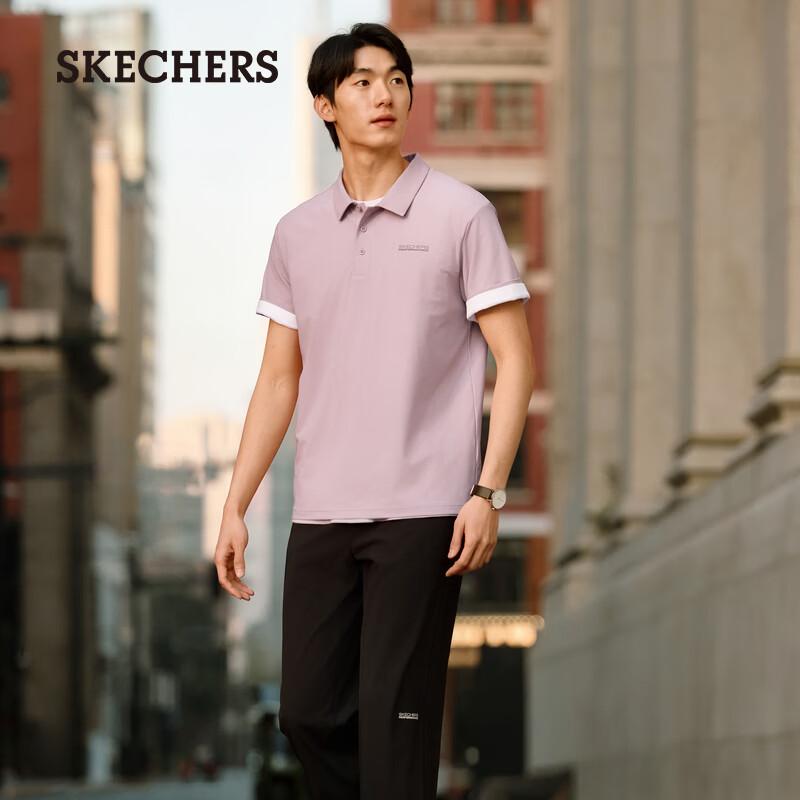 Skechers Men's Short Sleeve Breathable Polo Shirt