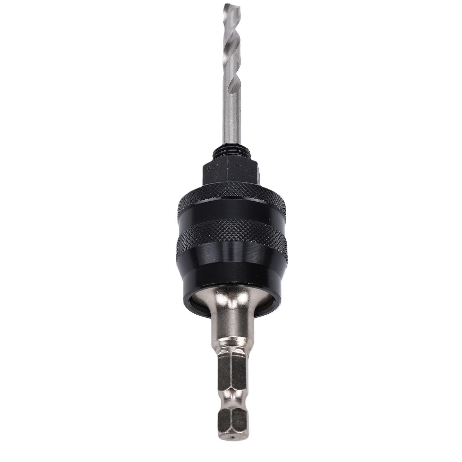 

Hole Saw Arbor 11 32 Hex Shank Fast Release Drill Bit Adapter Connecting Rod Fit 9 16 to 6 Inch Bimetal Hole Cutter