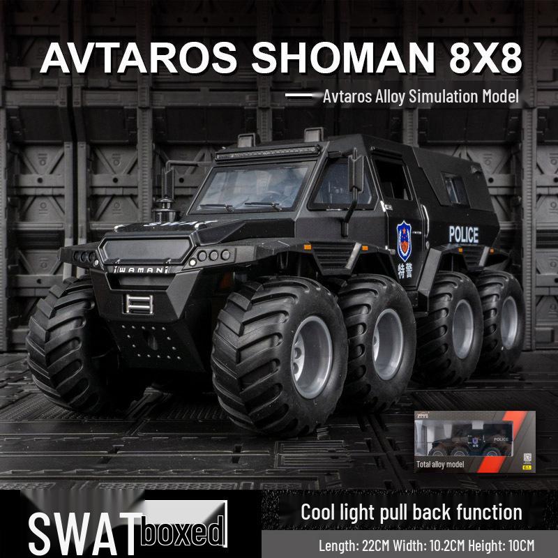 

Игрушечный внедорожник «Сибирский завоеватель» со звуковыми и световыми эффектами SWAT, модель DC24211