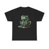 Unisex Adult T Shirt Art Deco Teacup Bearded Dragon Opulence Lizard Graphic Tee