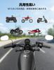 KEMIMOTO Motorcycle Mirror 10mm Left and Right Set Mirror Adjustable Universal Easy to Install Oval Silver KM3106 [Father's Day] Off-Road 360°