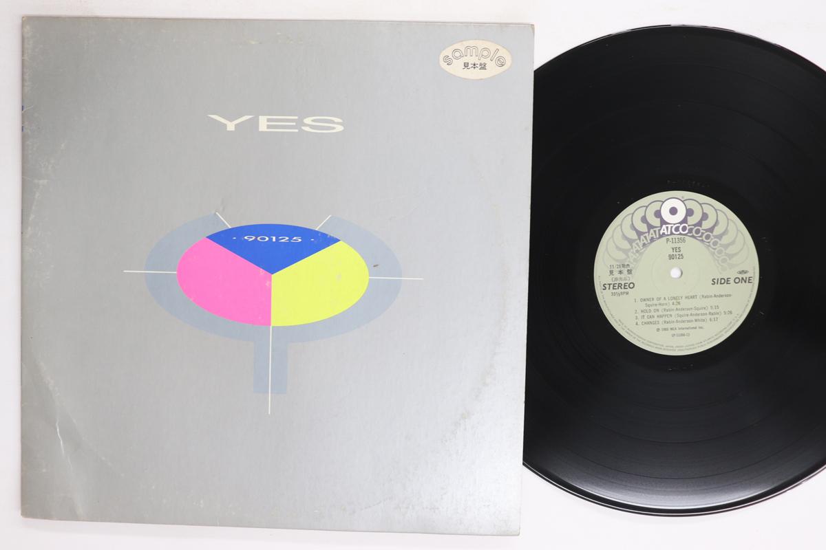 

LP Record YES 90125 P11356PROMO ATCO 1983 Japan Rock Used