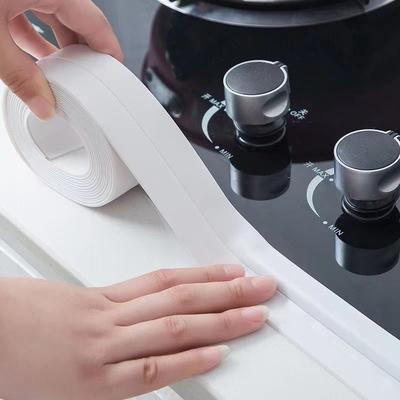 1 adet Banyo Su Geçirmez Duvar Çıkartmaları Sızdırmazlık Bantları PVC Yapıştırıcı Sızdırmazlık Şeritleri Lavabo Kenar Bandı Mutfak Banyo Aksesuarları