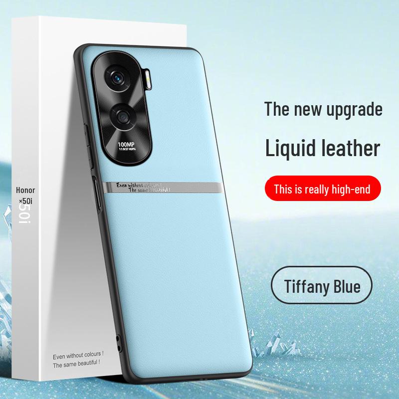 Protective Liquid Leather Case for Honor X50i - Anti-fall and Anti-fouling, Shipped Individually