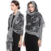 Luxury Brand Autumn Cashmere Jersey Shawl Womens Scarf Warm Winter Scarf Design Printed Womens Muslim Cotton Shawl Scarf