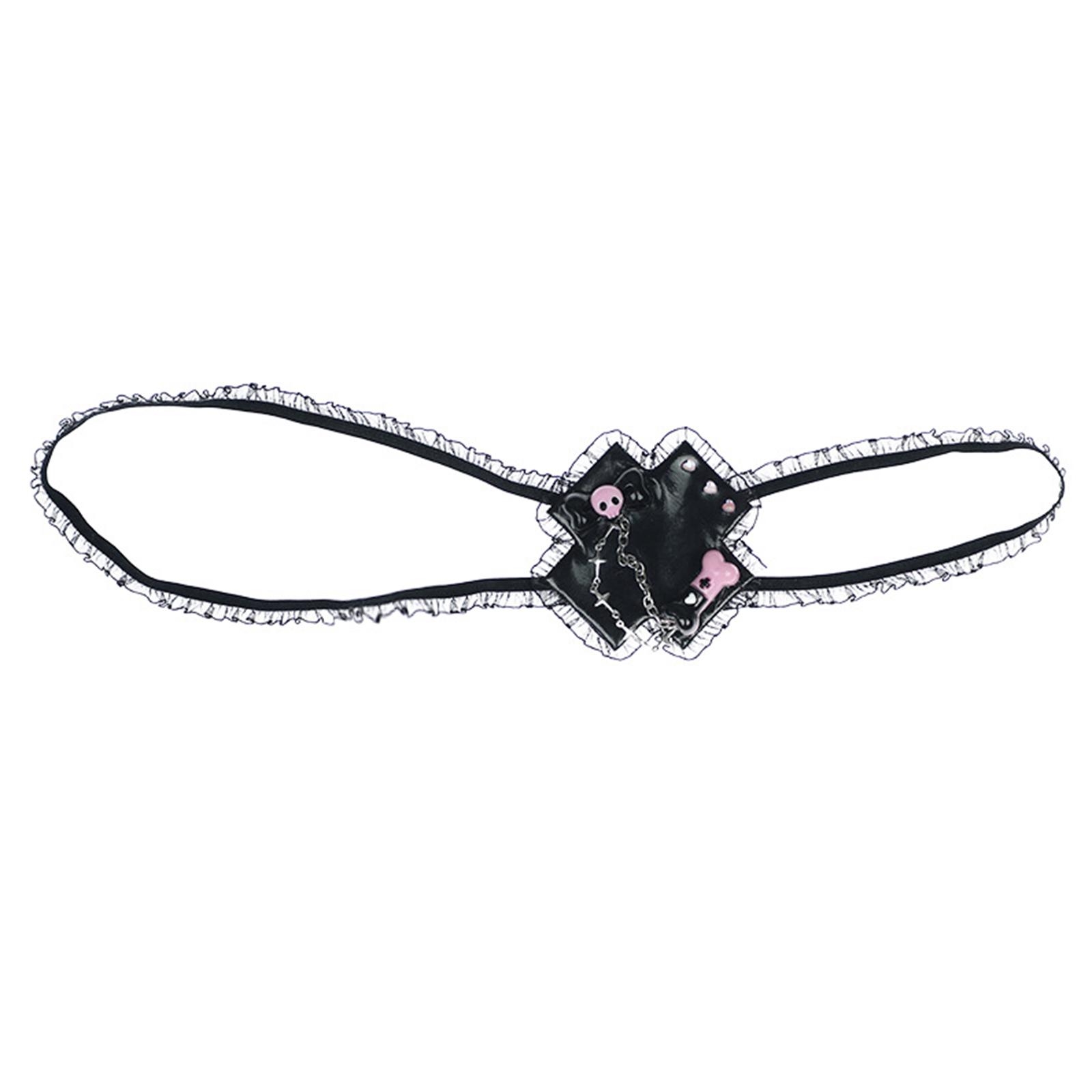 

Mysterious Cross Eye Mask in Lolita Gothic Design Gothic Cross Eye Mask StandOut at Cosplay Parties & Costume Event чорний