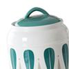 Ceramic Jar with Airtight Lid Food Storage Porcelain Dry Container Tea Canister Pet Treat