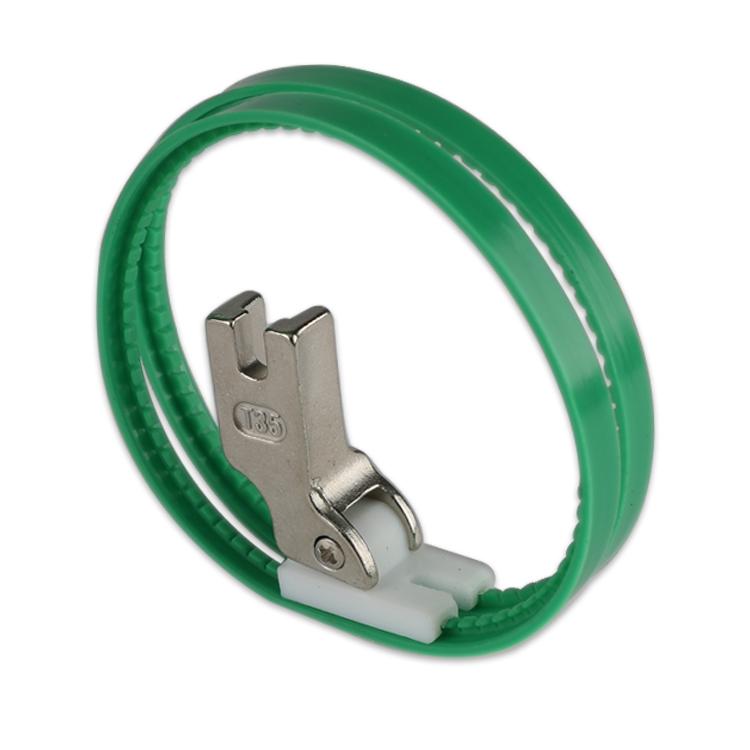 Piede Premistoffa a Rullo Importato Ultraresistente Macchina Piatta Giù Seta Cotone Pelle Doppia Ruota Anello a Rullo di Plastica Pressa