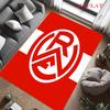 Rot‑Weiss Essen Koberec pro obývací pokoj, ložnici, domácí dekoraci pohovky, protiskluzová podložka na hraní pro děti