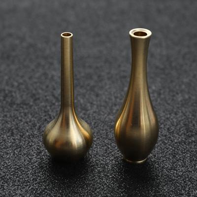 Mini vaso in rame puro, decorazione in oro, soggiorno, vaso antico, vaso per fiori unico