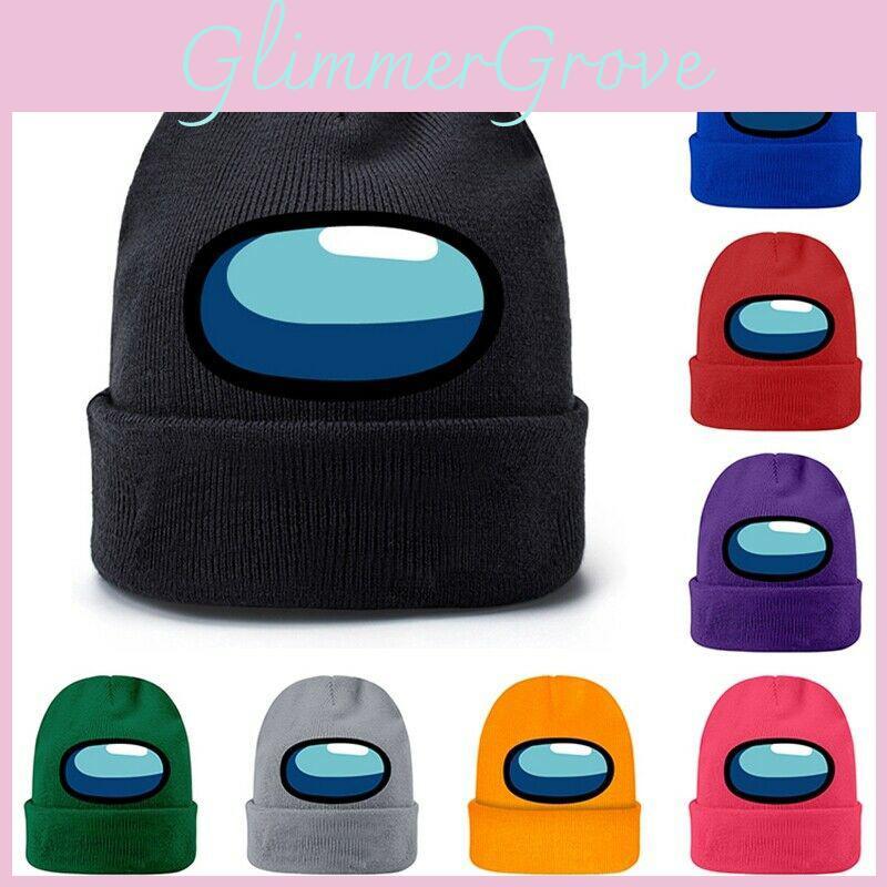 Winter Adults Unisex Knitted Beanie Hat Boys Girls Warm Woolen Cap