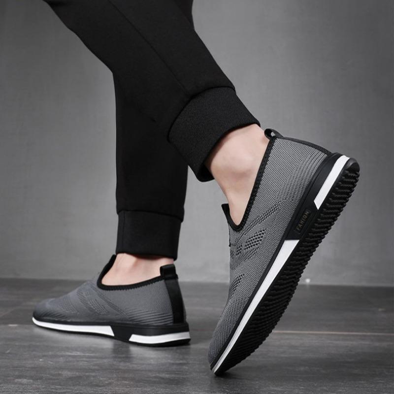 Nord lässige Herrenschuhe Herbst atmungsaktive lässige Mesh-Sneaker ein Pedal Lazy Shoes flacher Dad-Schuh Arbeiter