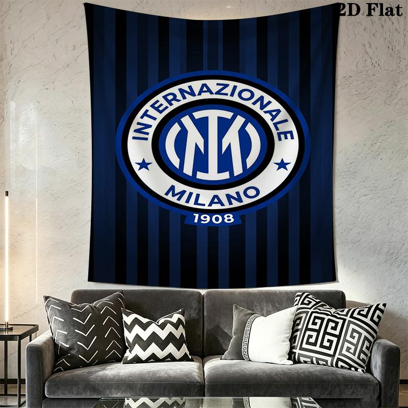 Inter Milan Logo Threepiece Set 1 Duvet Cover 2 Pillowcase Without Core Duvet Cover And Pillowcase Christmas Birthday Gift