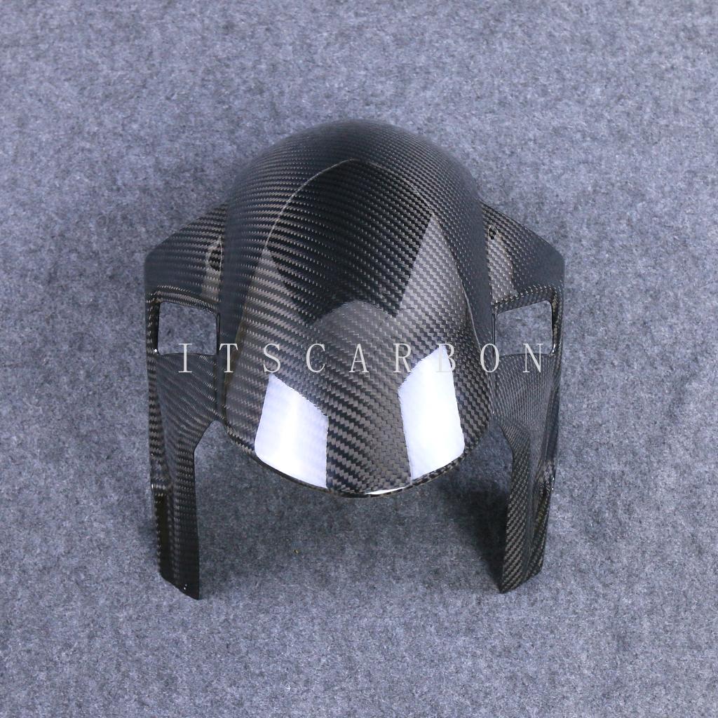 2024 For BMW F900R F900XR S1000XR S1000R S1000RR 2015- - 2023  Real Pure Dry Carbon Fiber Motorcycle Front Fender Mudguard Guard