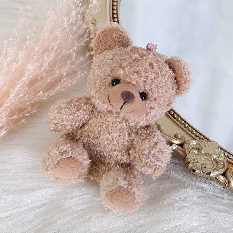 

Cartoon Teddy Bear Plush Toy With Keyring For Kids And Adults хакі