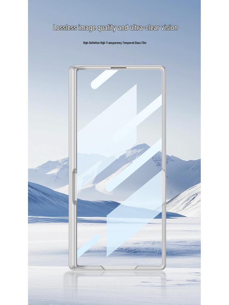 Samsung Z Fold7 Magnetic Protective Case: Solid Color, Precise Cutouts, Folding Screen Stand, Side Bag Design for Men.