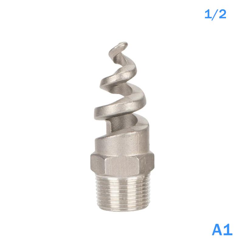 

1/2 3/4 1 Male Spiral Cone Spray Nozzle Cooling Tower Cooling Dust Collector Sprinkler Garden Yard Lawn Sprinkler A1