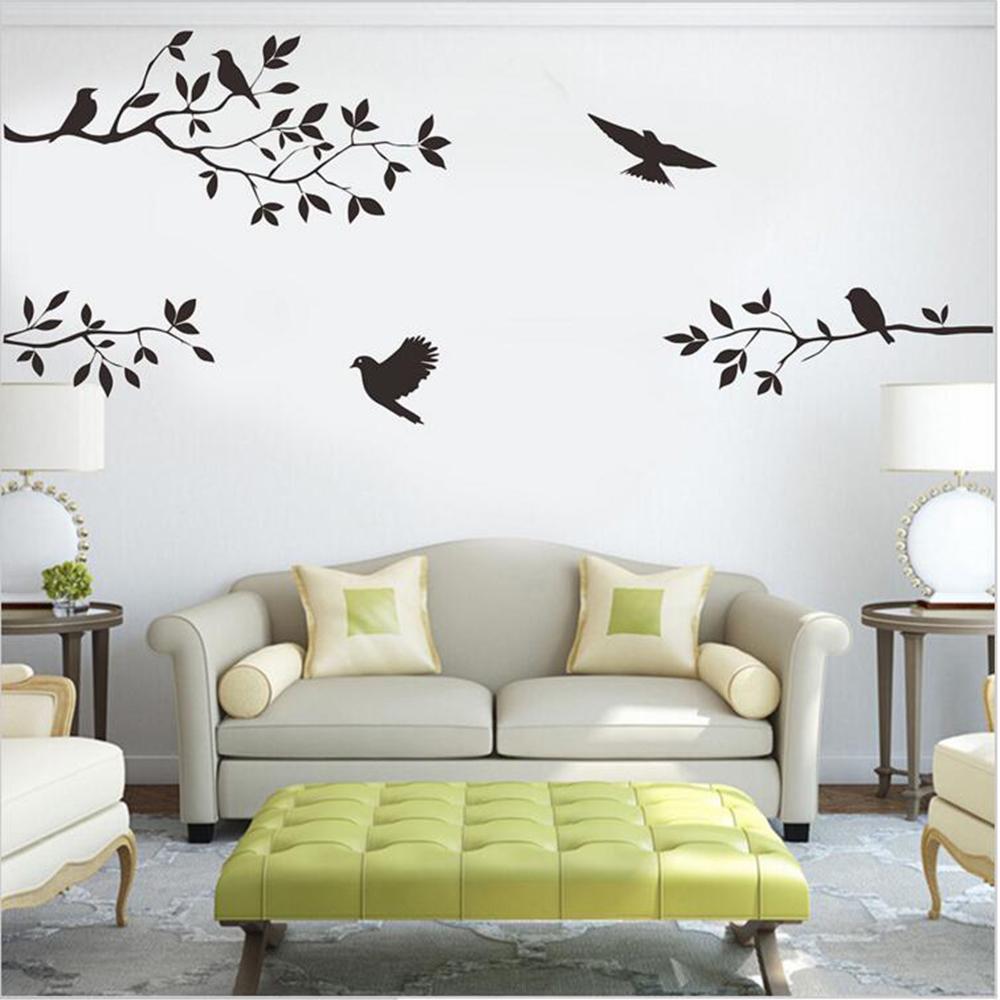 

Bird Wall Sticker Kids Mural Nursery Removable Room Tree Branch Vinyl Animals Art Bedroom DIY Decal Decor Home China Mainland