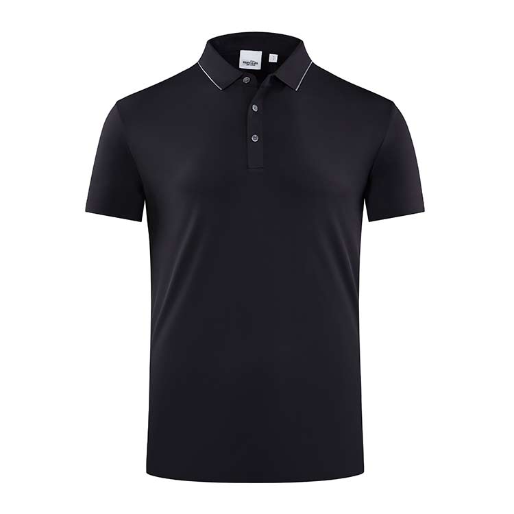 YHHC 98568 160G Tricot Stretch Fabric Lapel POLO Shirt