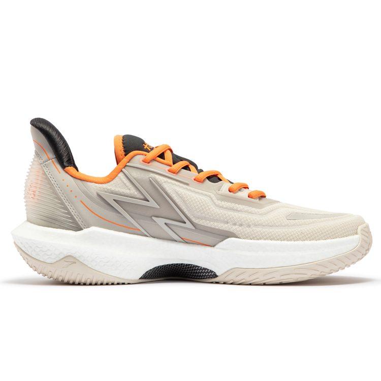 361 BIG3 4.0 Quick Pro Textil, TPU-Dämpfung Rutschfest Abriebfest Niedrig geschnittene Basketballschuhe Herren Orange 672411104F-3
