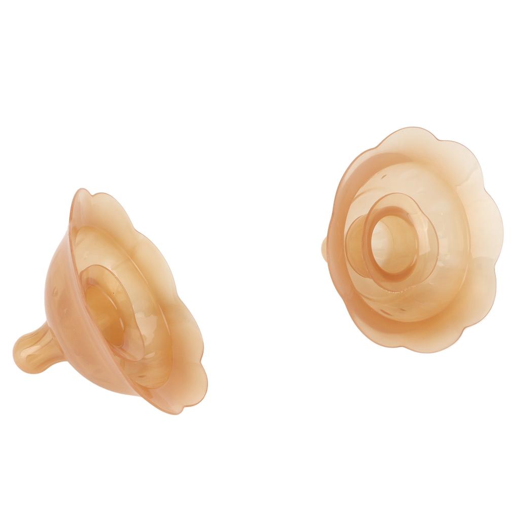 2ks Dvojitá přísavka Silikonový chránič bradavek pro kojení