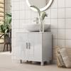 Bathroom Under Sink Cabinet For Basin Without Or With Pedestal High Gloss White