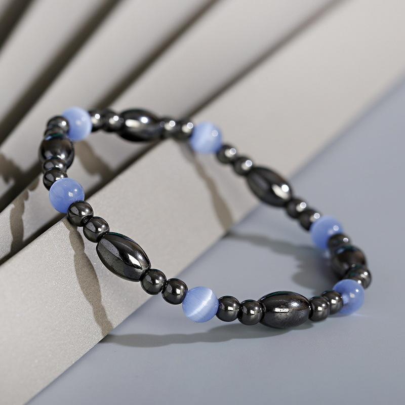 

Браслет «Тигровый глаз» с гематитовыми бусинами для женщин и мужчин, праздничные подарки BR21Y0132