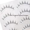Five Pairs of Airy Faux Lashes with Ultra-Fine Transparent Band for Natural Look - Perfect for Bare Face, Light Makeup, Students, Brides
