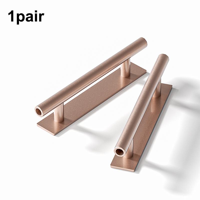 2Pcs Abs Door Handle Self-Adhesive Punch-Free Door Knob Wardrobe Cabinet Drawer Cupboard Handlebar Home Furniture Hardware