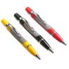 Chinese Enterprises Supply Metal Hollow Steel Brushed Ballpoint Pens Creative Personalized Business Gifts Advertising Pens Rotating Neutral Pens