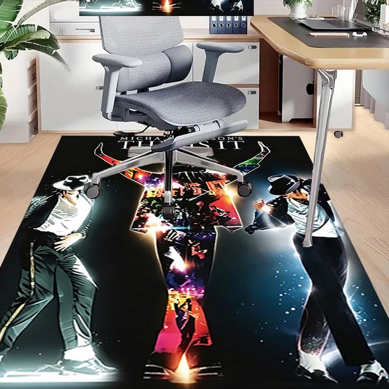 Michael Jackson'S Visionary Performance Carpet For Playroom Bedroom Living Room Sofa Home Decorkids Game Area Rug Nonslip Floor Mat