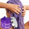 Keratin Purple Hair Mask, Conditioner, Anti-Yellowing & Brightening Hair Color, Color Locking, Long