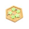 Agate Star Pendant Necklace Jewelry Powder Crystal Necklace Fashion Valentine'S Day Gift 20 * 6