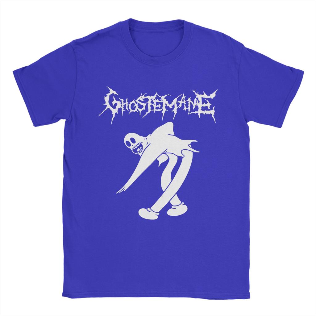 Vintage T-Shirt Sommer Trap Metal Ghoste Unisex Hip Hop T-Shirts Baumwolle T-Shirt für Unisex Y2K Lässiges Print Kurzarm Oberteil T-Shirts